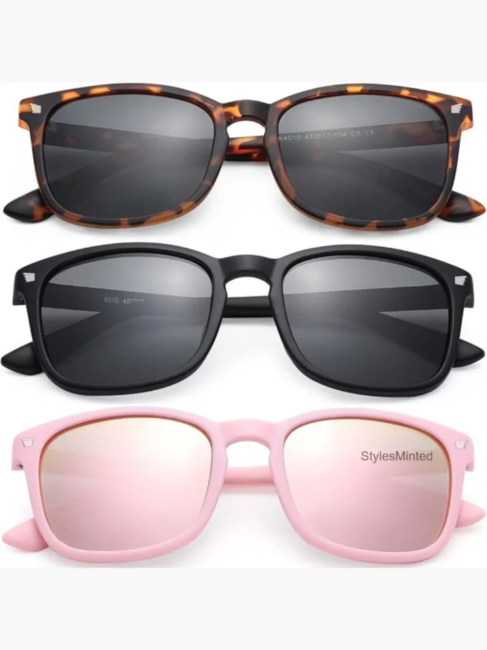 Kids Polarized Sunglasses Flexible Youth Glasses for Ages 3-12